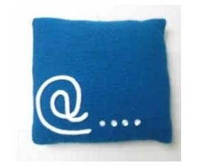 Coussin bleu Baha - BERGÈRE DE FRANCE