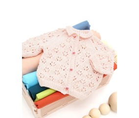 Gilet ajouré empiècement Chloe - BERGÈRE DE FRANCE