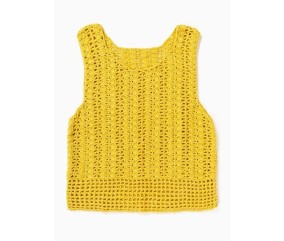 Débardeur femme ajouré crochet Christelle - BERGÈRE DE FRANCE