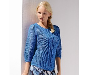 Pull ajouré manches 3/4 - BERGÈRE DE FRANCE