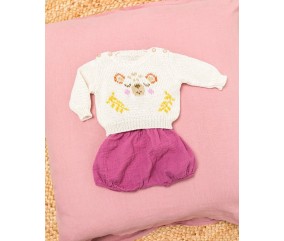 Pull jacquard épaules boutonnées Caius - BERGÈRE DE FRANCE