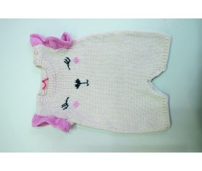 Combishort jacquard à volants Colombe - BERGÈRE DE FRANCE