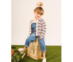 Gilet multicolore au crochet Charles - BERGÈRE DE FRANCE