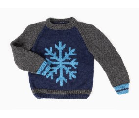 Pull garçon raglan jacquard Samuel - BERGÈRE DE FRANCE