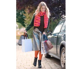E-MODELE - ÉCHARPE EN POINT FANTAISIE BIG VELVET - GRÜNDL