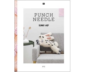 Livre Punch Needle n°2 « Bunny Hop » - Rico Design