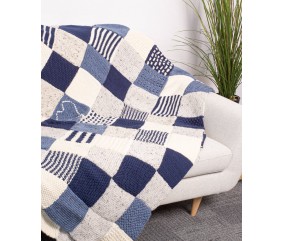 E-MODELE - PLAID LOVELY TRICOT DECO - PHILDAR