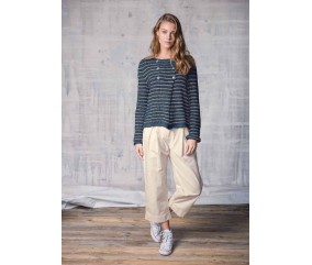 Veste ANGELE Phildar - patron tricot femme PDF (photo du modèle porté)