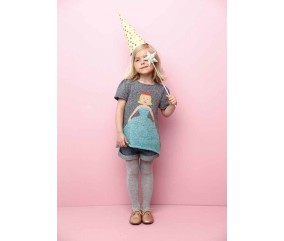 Pull tunique PRINCESSE Phildar - patron tricot PDF (photo du modèle porté)