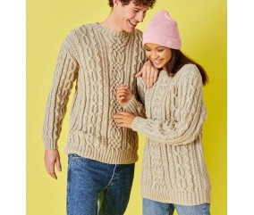 Pull BILLIE Pingouin - patron tricot PDF (photo du modèle porté)
