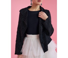 Perfecto MONCOCO Pingouin - patron tricot femme PDF (photo du modèle porté)