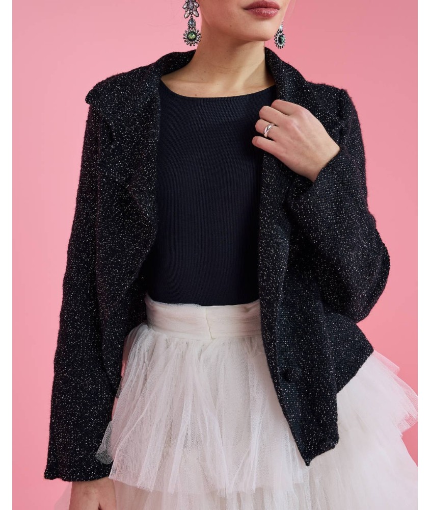 Perfecto MONCOCO Pingouin - patron tricot femme PDF (photo du modèle porté)