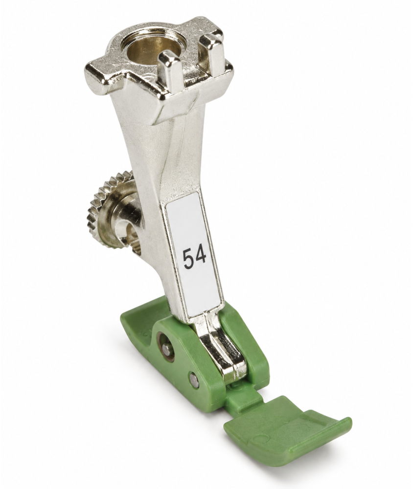 Pied Bernina n°54 – Fermeture à glissière avec semelle téflon (ancien modèle)