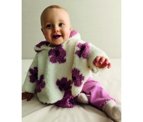 Poncho bébé Oli - Patron tricot Phildar