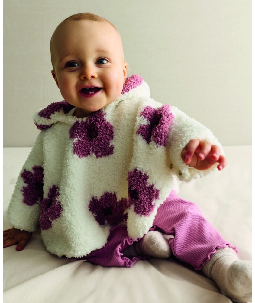 Poncho bébé Oli - Patron tricot Phildar