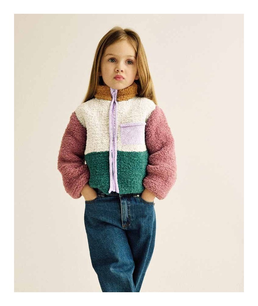 Veste enfant Otis fille - Patron tricot Phildar