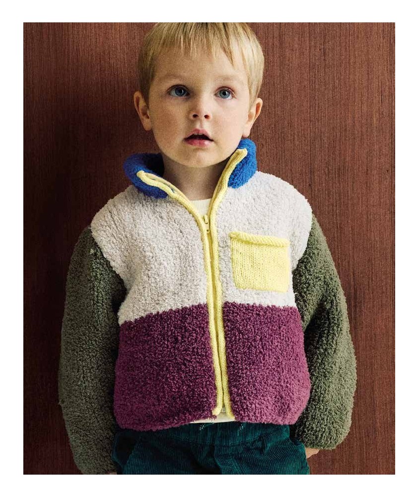 Veste enfant Otis garçon - Patron tricot Phildar