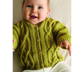 E-MODELE LAYETTE - GILET VIO - PHILDAR