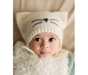 E-MODELE LAYETTE - BONNET CHAT VASCO - PHILDAR
