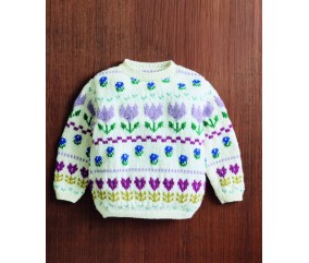 E-MODELE ENFANT - PULL JACQUARD SUZETTE - PHILDAR
