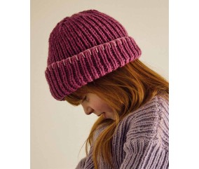 E-MODELE ENFANT - BONNET SAUL ORCHIDEE - PHILDAR
