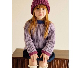 E-MODELE ENFANT - PULL SILAS MAUVE - PHILDAR