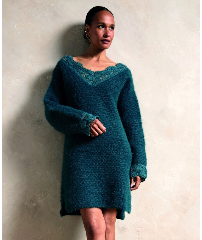 Robe ALIÉNOR femme - Patron crochet Phildar