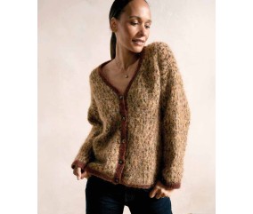 Gilet ORÉLIE mouliné - Patron crochet Phildar