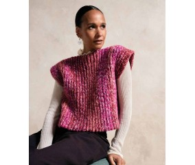 Pull sans manches ADELA - Patron crochet Phildar
