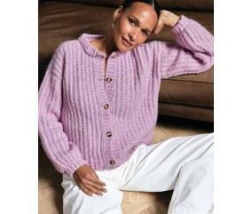 Gilet ALEXIA alpaga - Patron crochet Phildar