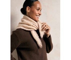 Ensemble chèche beanie AMÉLIA Gazelle - Patron crochet Phildar