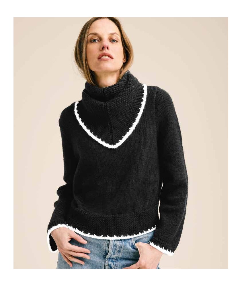 Pull et bandana ROMANE - Patron tricot Phildar