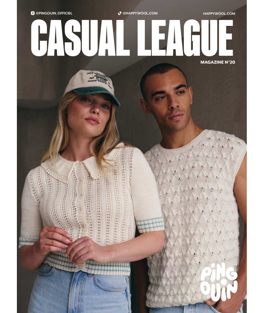 E-catalogue Magazine Pingouin N°20 Casual League - Catalogue tricot Pingouin