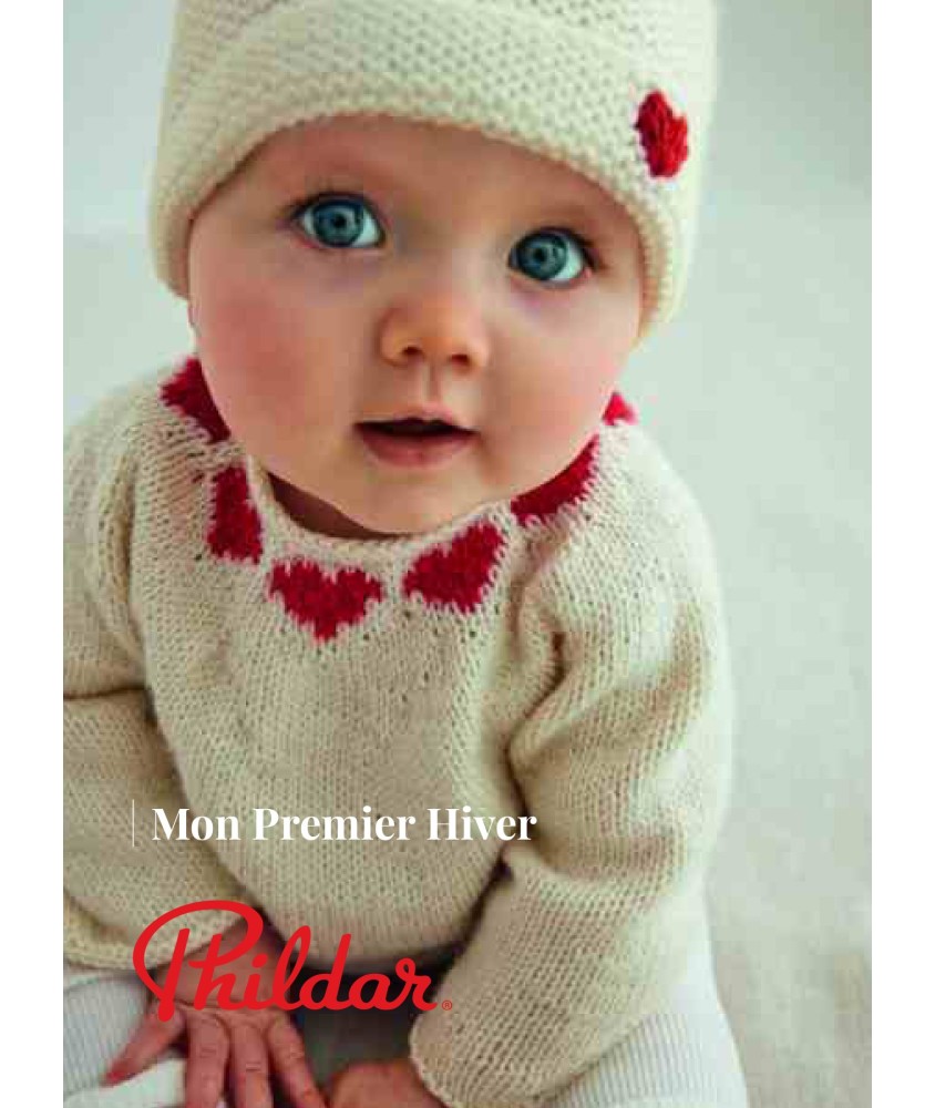 E-catalogue Phildar N°261 Mon Premier Hiver - Catalogue tricot layette Phildar