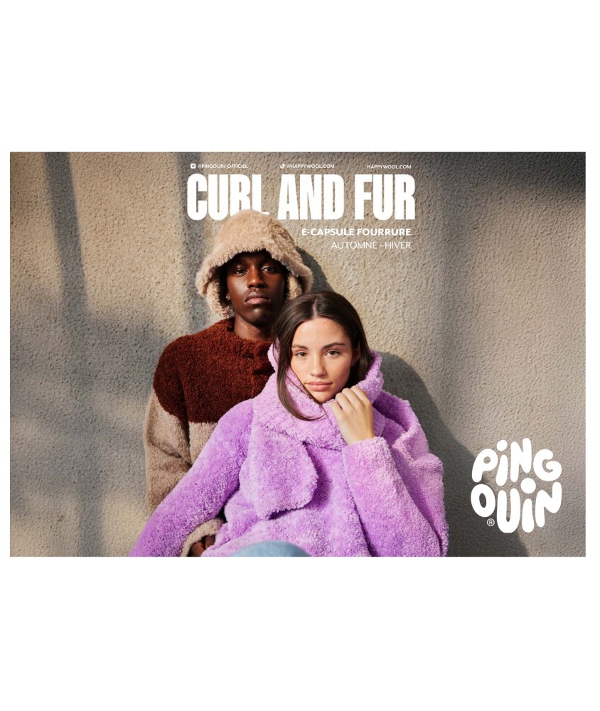 E-Capsule Fourrure Curl and Fur - Catalogue tricot Pingouin
