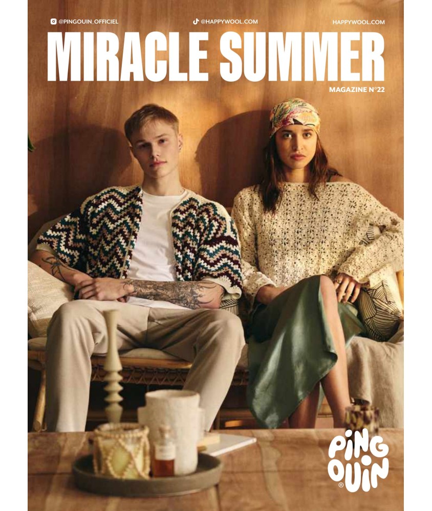 Magazine Pingouin N°22 - Miracle Summer - catalogue tricot PDF a telecharger