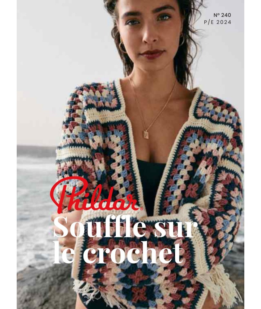 Catalogue Phildar N°240 - Souffle sur le crochet - catalogue tricot PDF a telecharger