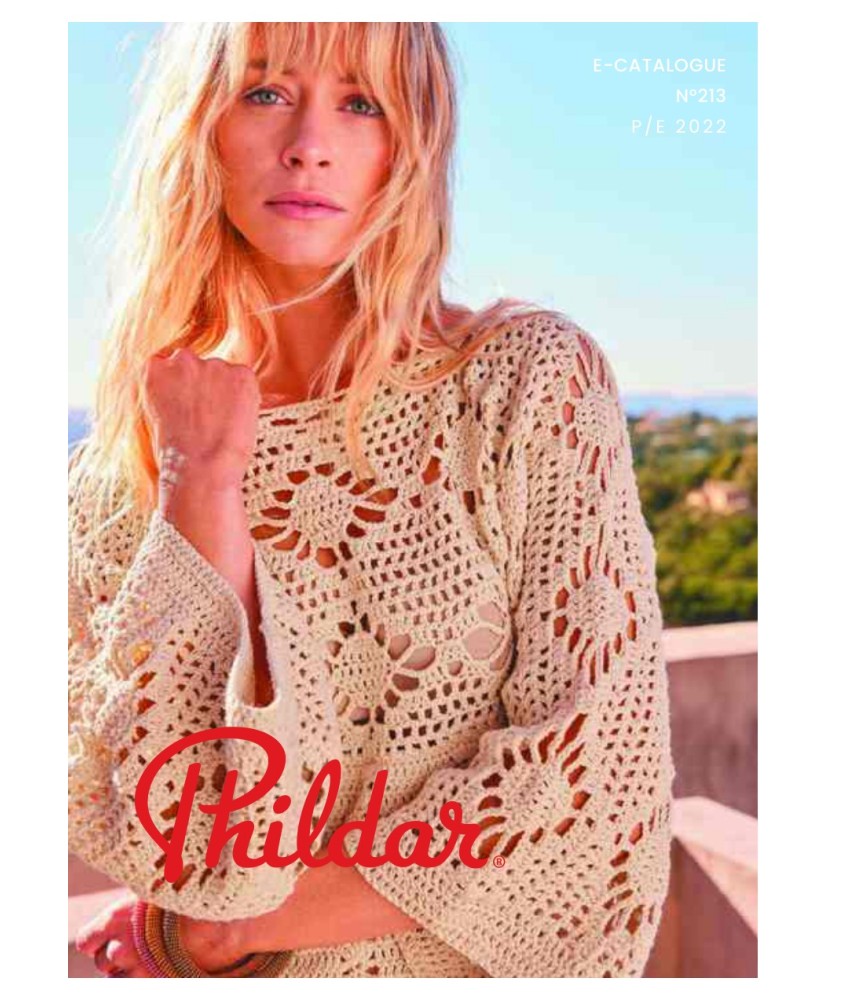 Catalogue Phildar N°213 - Crochet d'ete - catalogue tricot PDF a telecharger