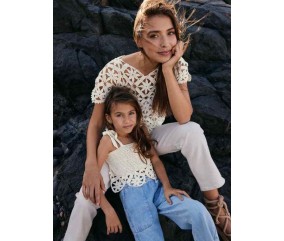 Catalogue Phildar N°240 Souffle sur le crochet - modèle 4