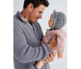 Catalogue Phildar Du noble de l'homme et de la layette - modèle 3