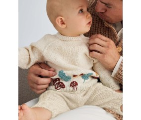 Catalogue Phildar Du noble de l'homme et de la layette - modèle 10