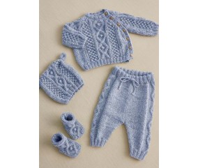 Catalogue Phildar Du noble de l'homme et de la layette - modèle 17