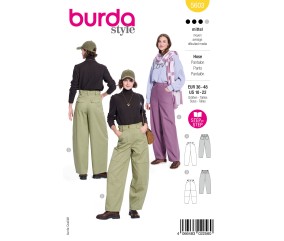 Patron Burda Style n°5603 – Pantalon Femme Tailles 36-48