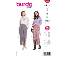 Patron Burda Style n°5604 – Jupe Midi Femme Tailles 36-46
