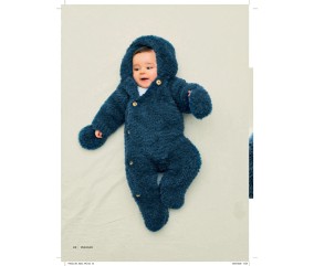 Catalogue Phildar n°281 Layette et Enfant Tricot Automne/Hiver 2026-2027 - combinaison bébé en Phil Inuit