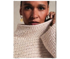 Catalogue Phildar n°279 Femme Crochet Automne/Hiver 2026-2027 - col au crochet écru