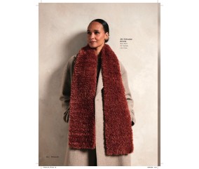 Catalogue Phildar n°279 Femme Crochet Automne/Hiver 2026-2027 - écharpe rouille