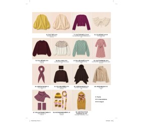 Catalogue Phildar n°280 Femme Tricot Automne/Hiver 2026-2027 - sommaire des modèles 2