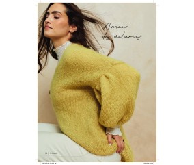 Catalogue Phildar n°280 Femme Tricot Automne/Hiver 2026-2027 - pull moutarde