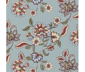 Tissu coton imprimé fleurs...